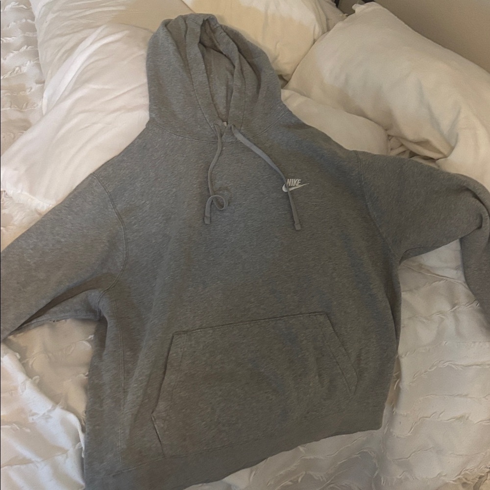 Nike Heather Gray Pullover Hoodie